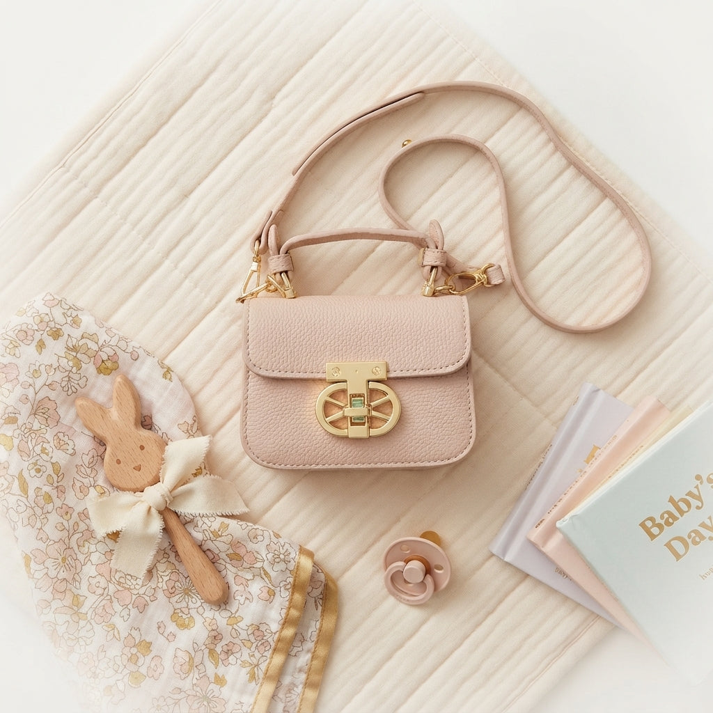 Chic Pink Top-Handle Mini Bag