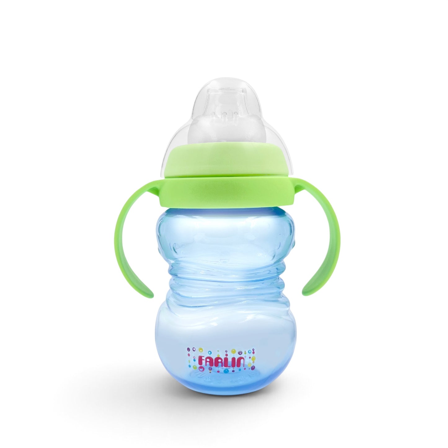 Farlin Spout Cup With Handles Blue - 240ml