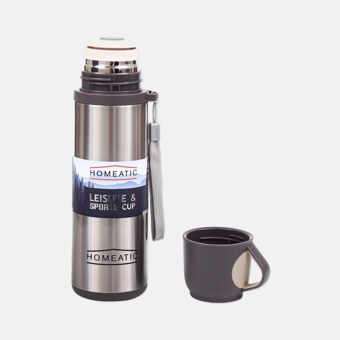 STEEL WATER BOTTLE 500 ML SILVER