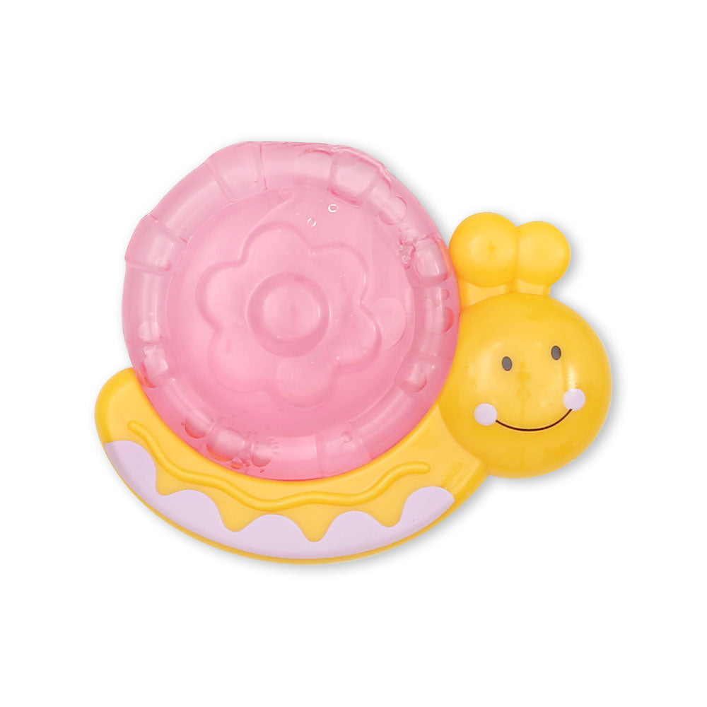 TEETHER PINK SNAIL WATER FILLED