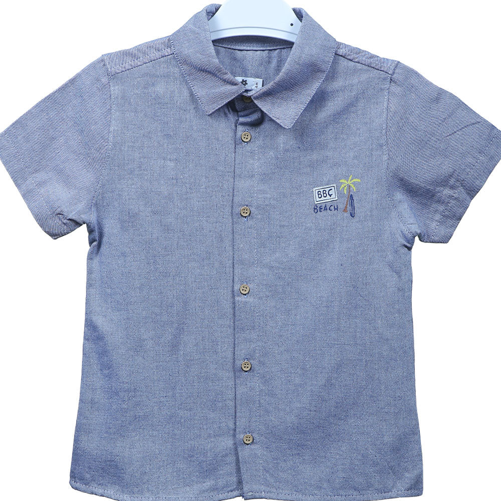 BOY SUIT STEEL BLUE