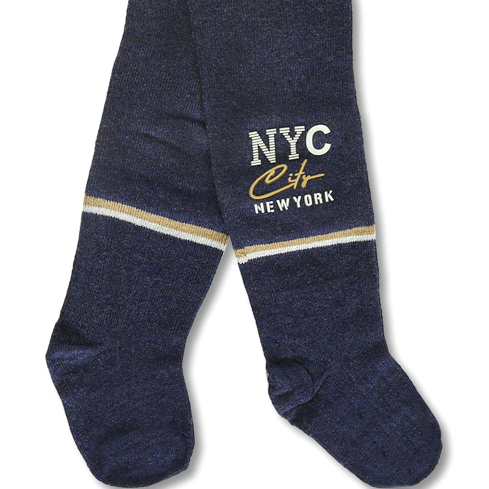 BOY TIGHTS / LEGGINGS BLUE NEWYORK CITY