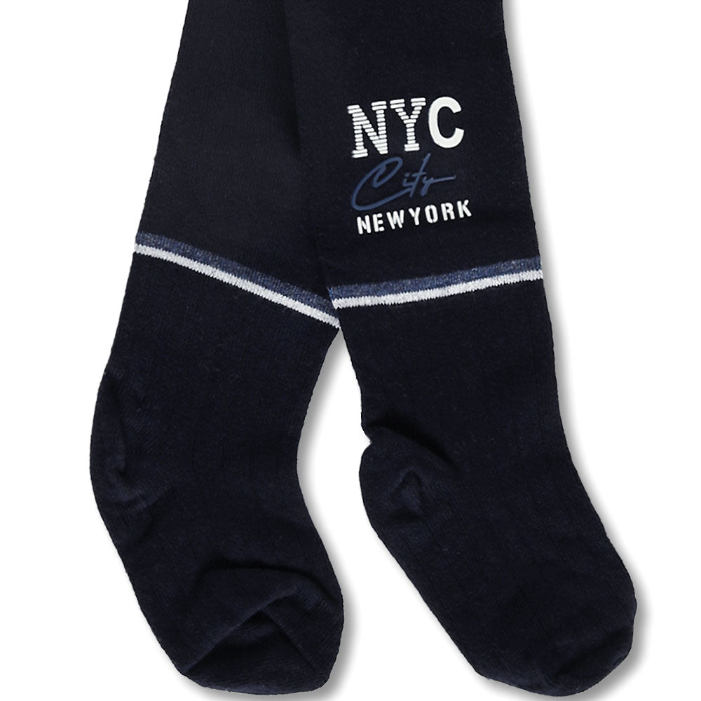 BOY TIGHTS / LEGGINGS NAVY NEWYORK CITY