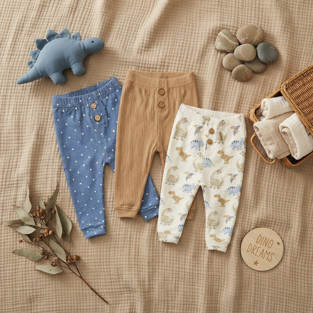 DINO DREAMS BABY BOY PAJAMAS PK-3