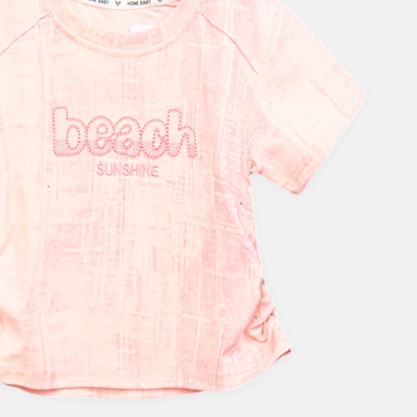 Beech Sunshine Glitter Peach Tee