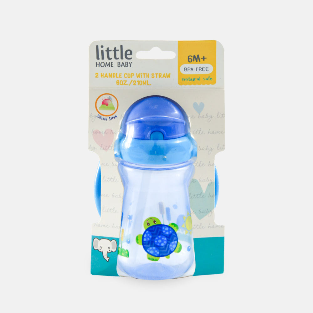 TRAINING CUP STRAW BLUE - 210ML