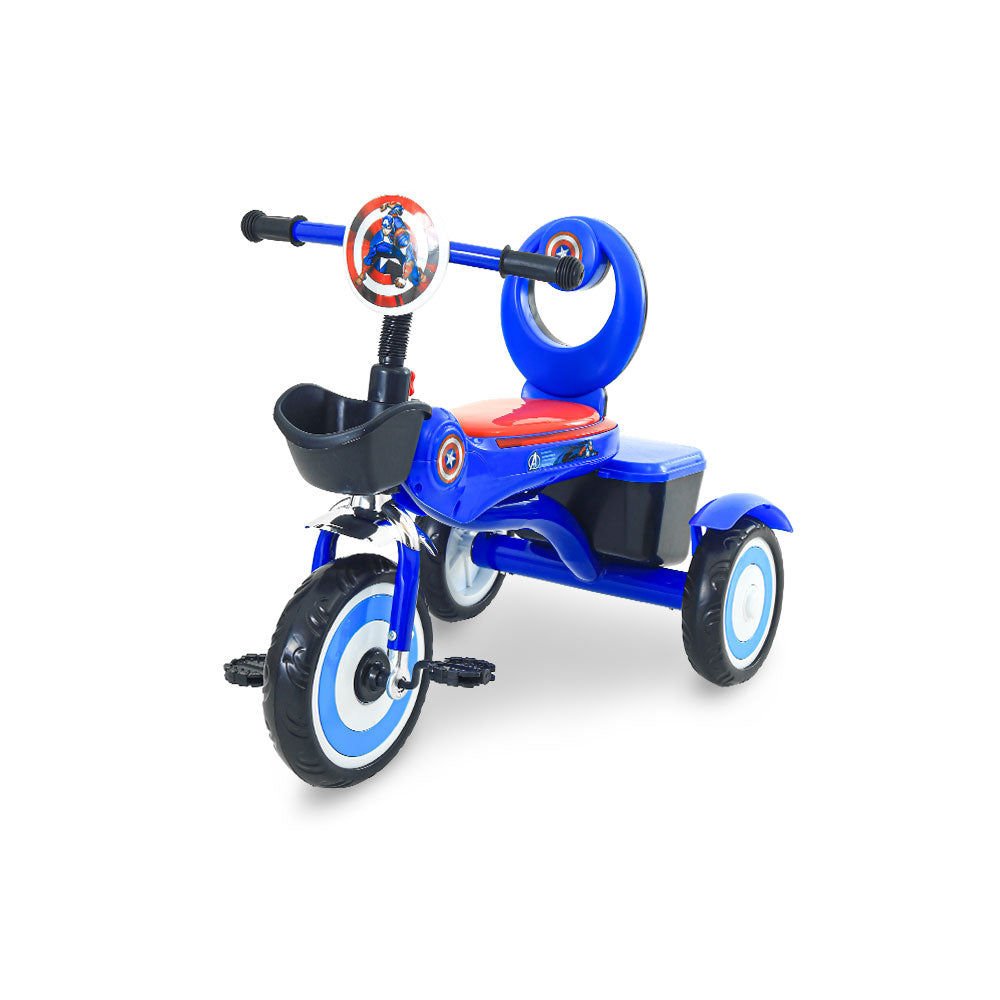 TRICYCLE  CAPTAIN HERO KIDS - BLUE