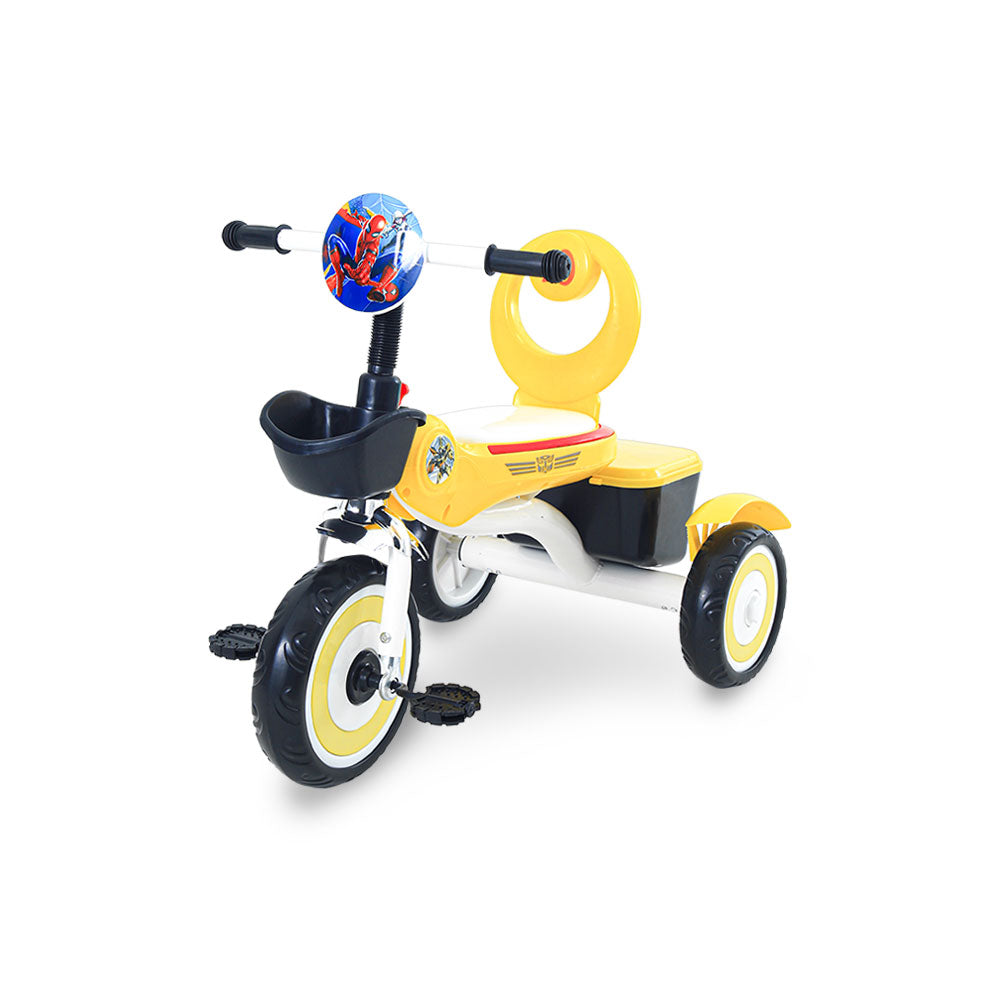 TRI CYCLE SPIDER-MAN ACTION - YELLOW & BLACK