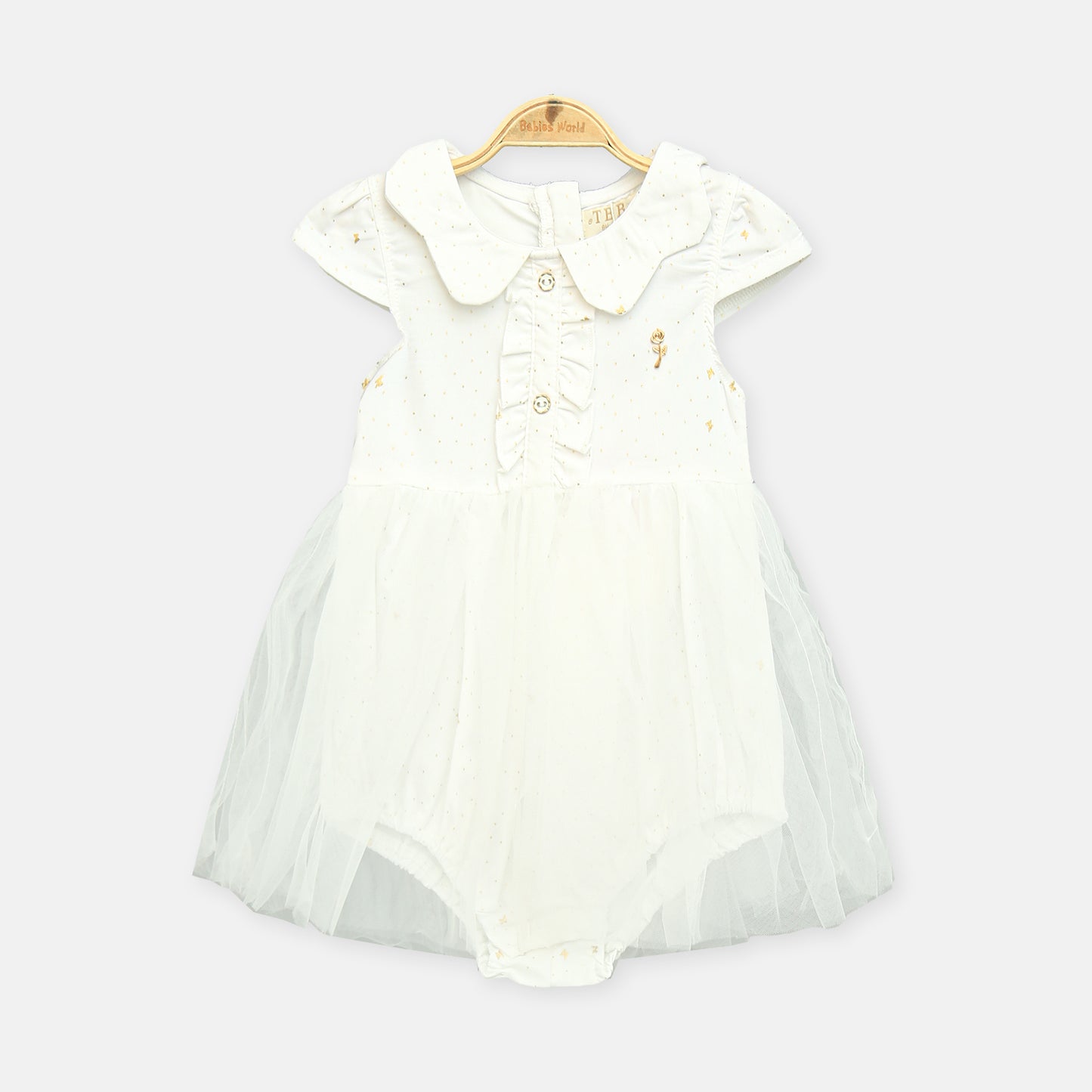 White Jardin Romper