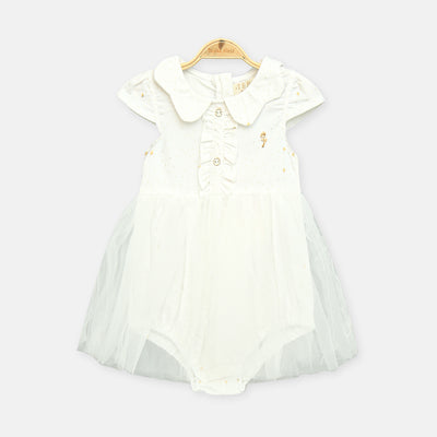 White Jardin Romper