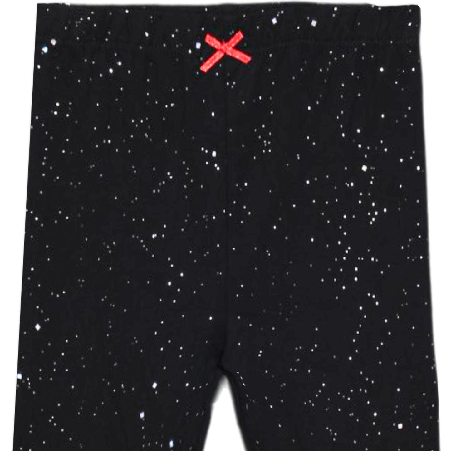 SILVER GLITTER BLACK TIGHT