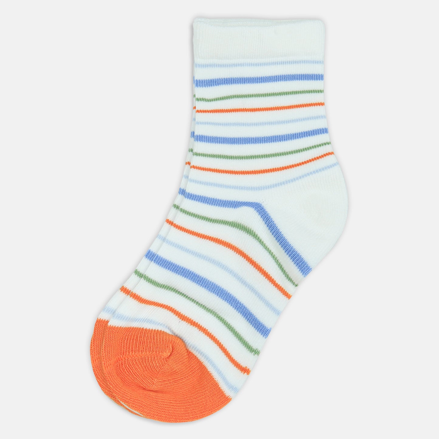 BOY SOCKS RAINBOW STRIPE ACCENT