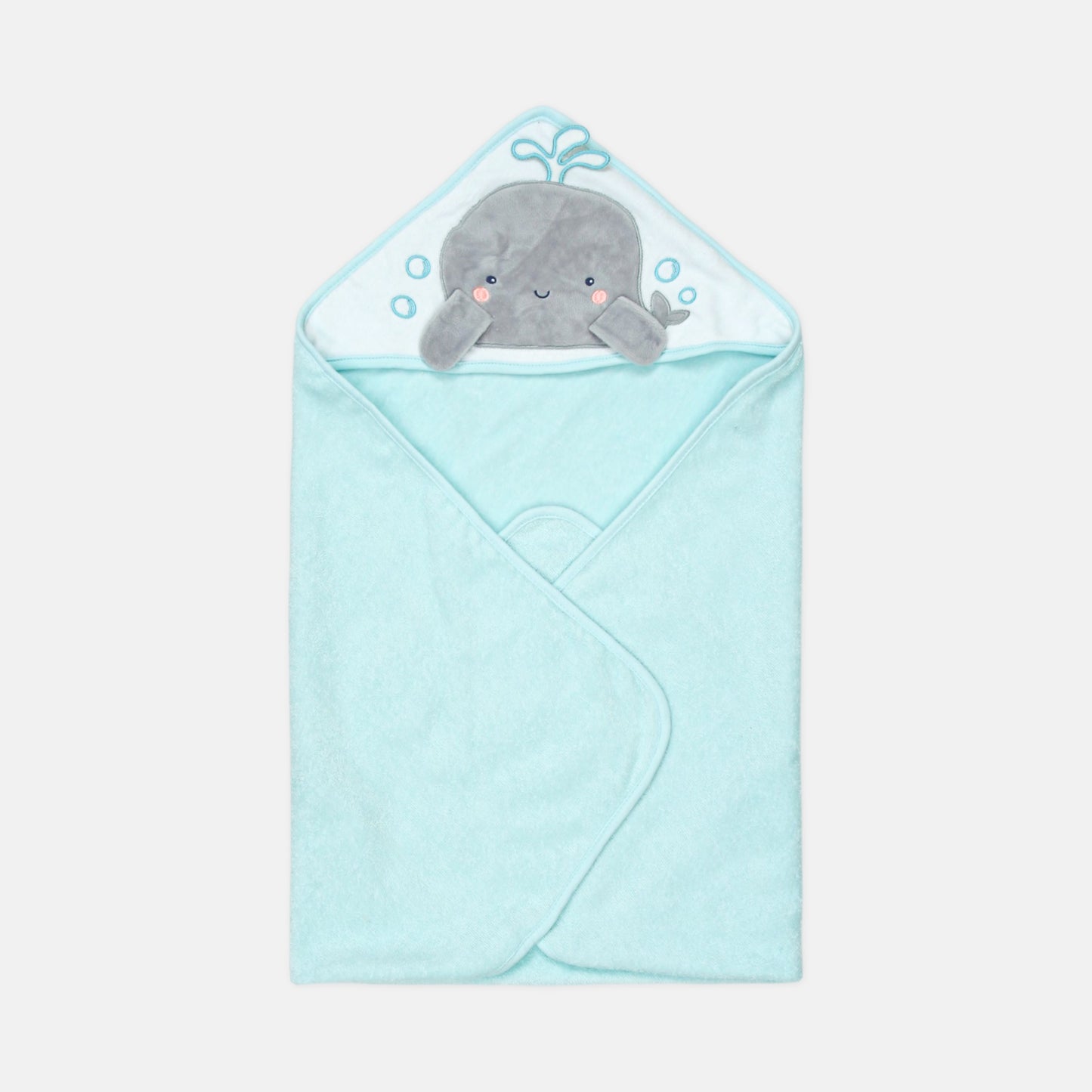 BATH TOWEL WHALE WISHES BATH SET