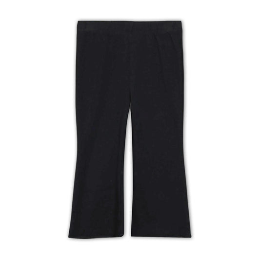 GIRLS' BLACK FLARE TIGHTS