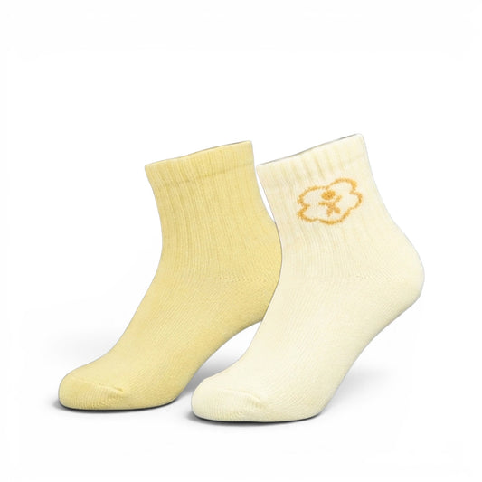 COTTON BLEND ANKLE GIRL SOCKS PK-2