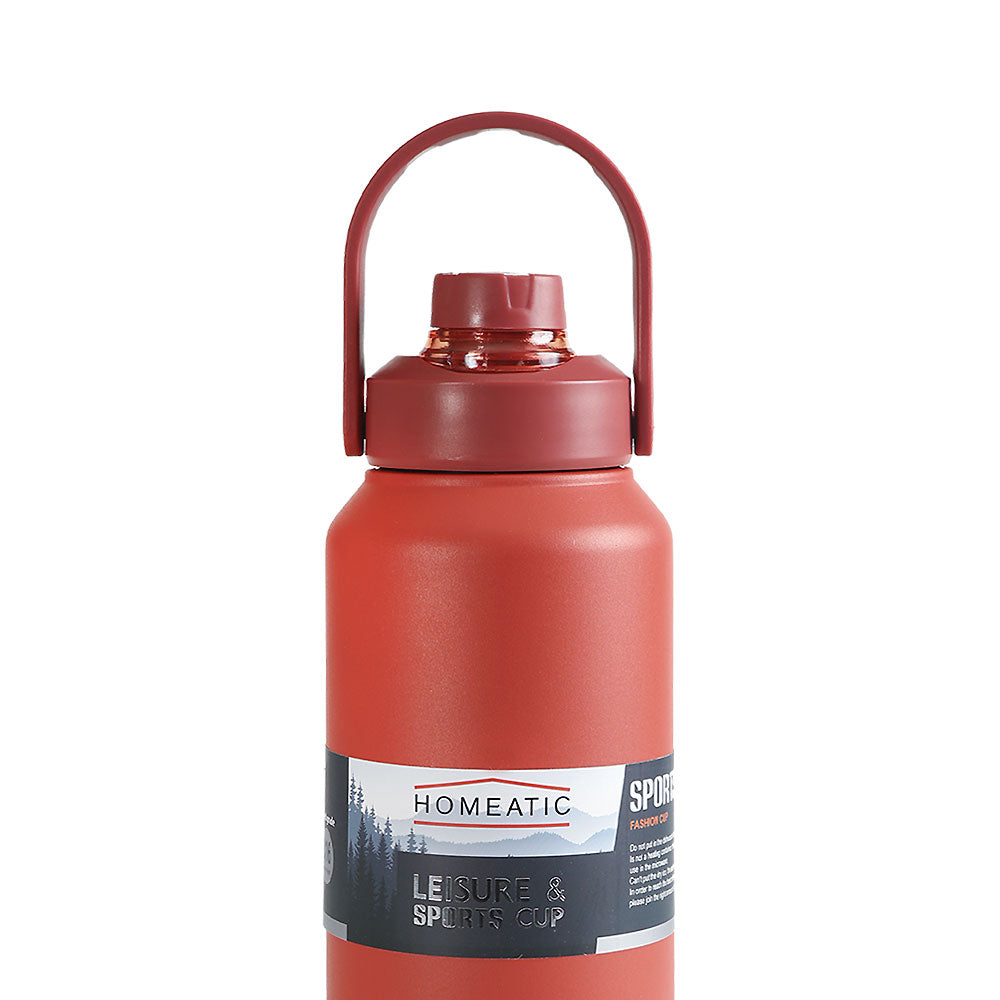 STEEL WATER BOTTLE 1300 ML - CORAL