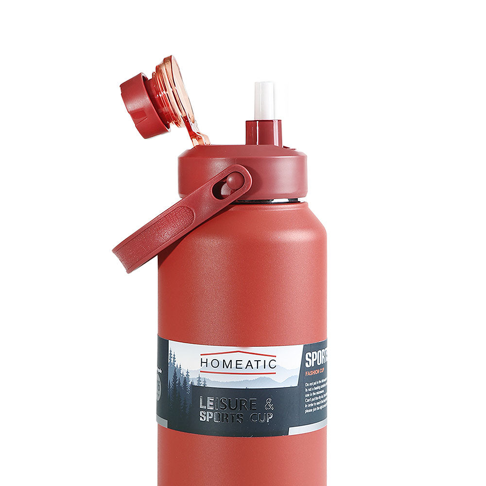 STEEL WATER BOTTLE 1300 ML - CORAL