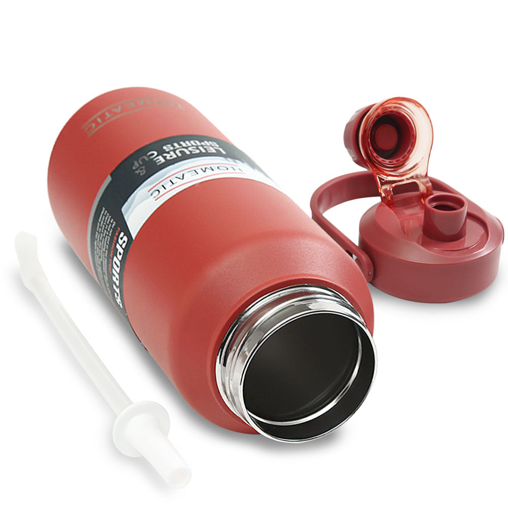 STEEL WATER BOTTLE 1300 ML - CORAL