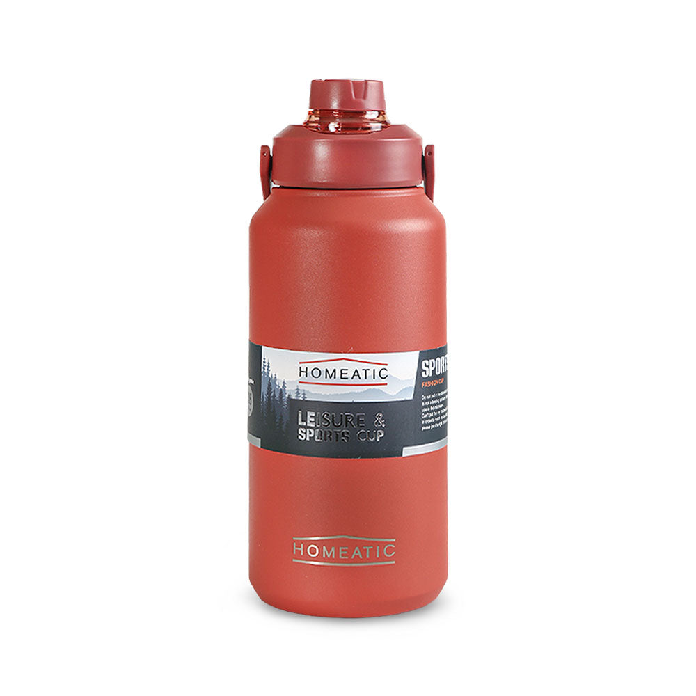 STEEL WATER BOTTLE 1300 ML - CORAL
