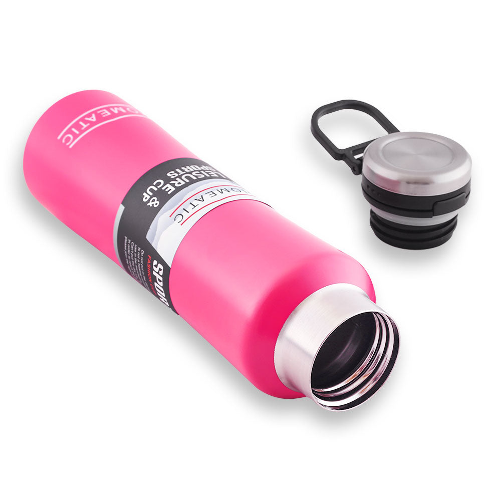 STEEL WATER BOTTLE 550 ML PINK