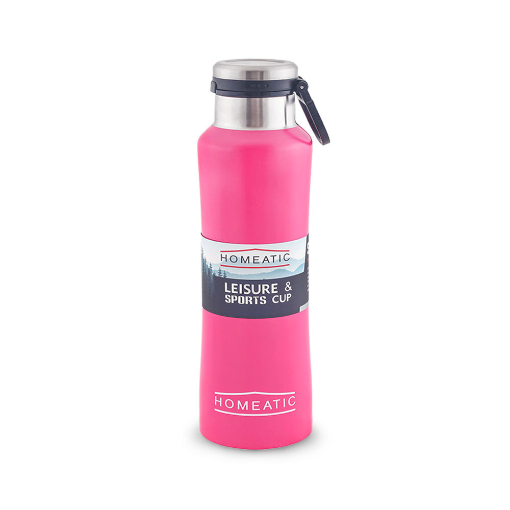 STEEL WATER BOTTLE 550 ML PINK