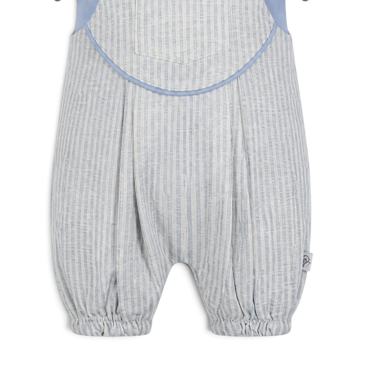 BLUE STRIPED BABY ROMPER