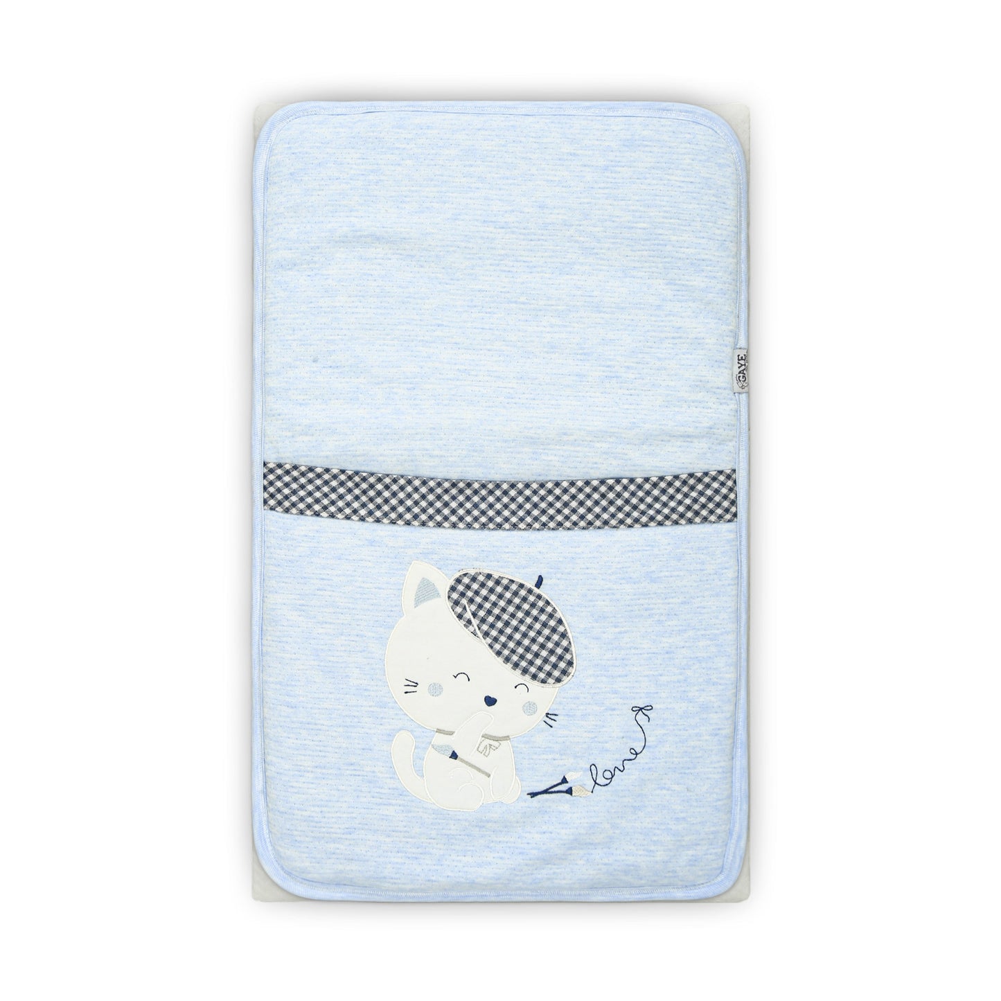 PREMIUM GRAINY LIGHT BLUE SLEEPING SET
