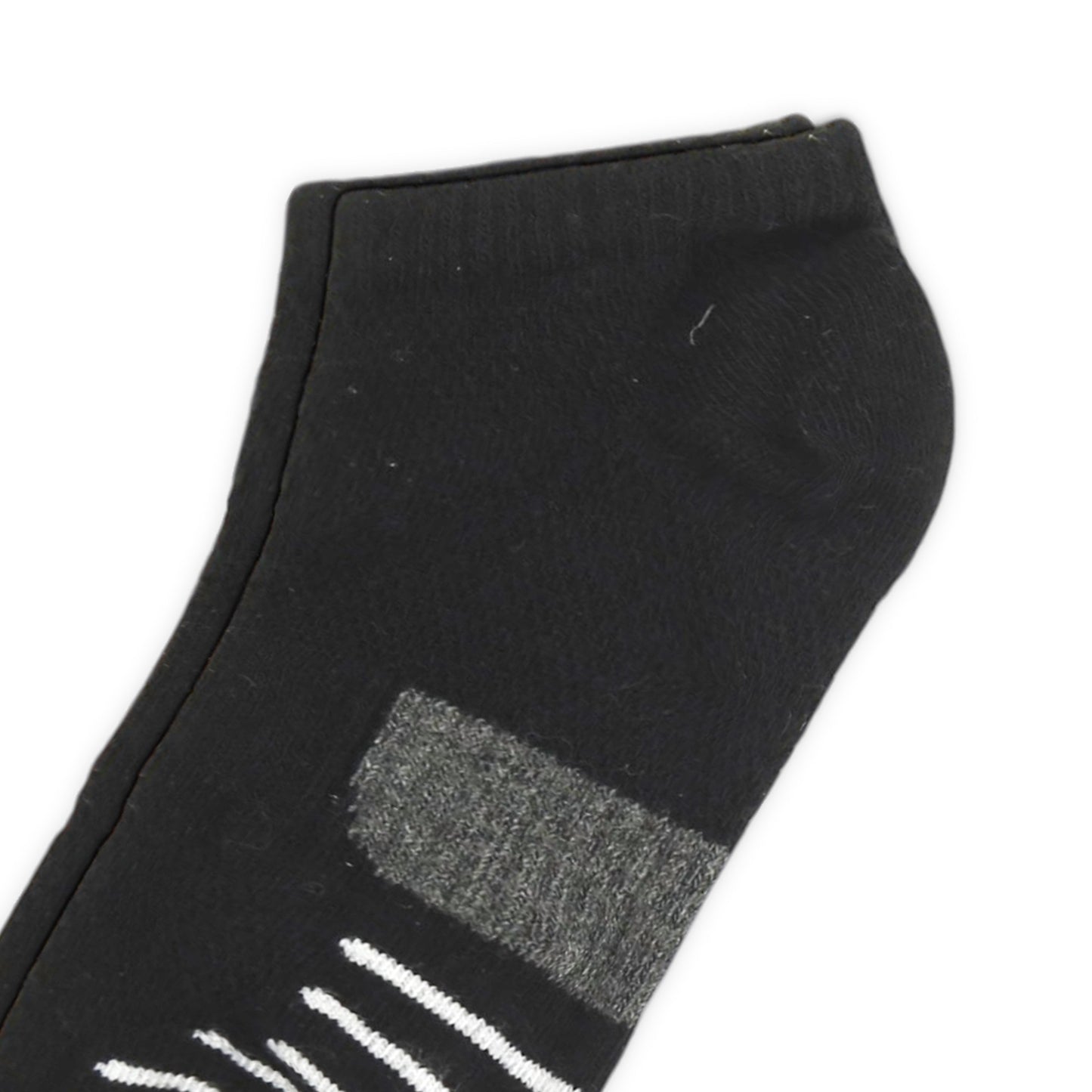 BLACK AND WHITE STRIPED GIRL SOCKS