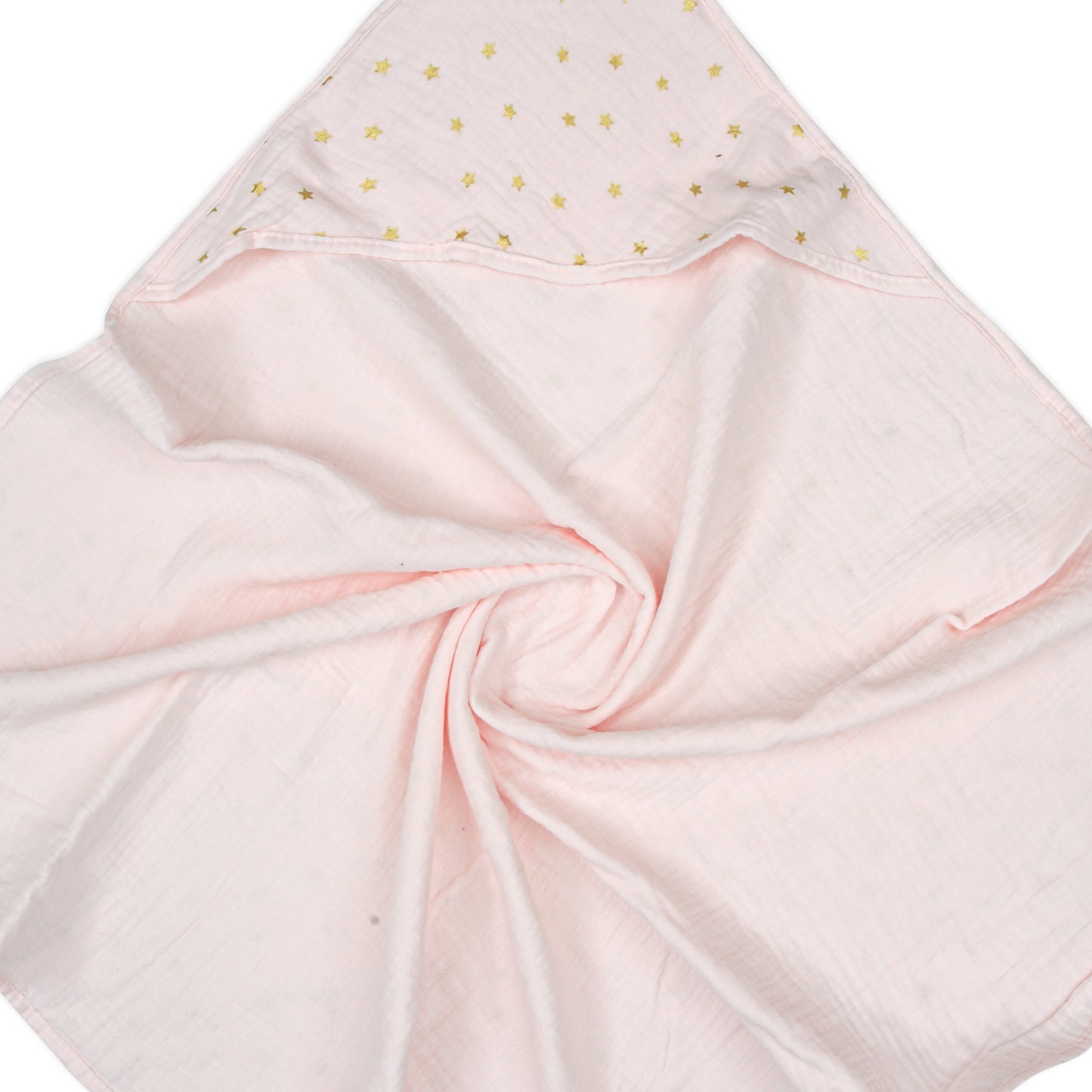 MUSLIN WRAPING SHEET BLUSH PINK STAR