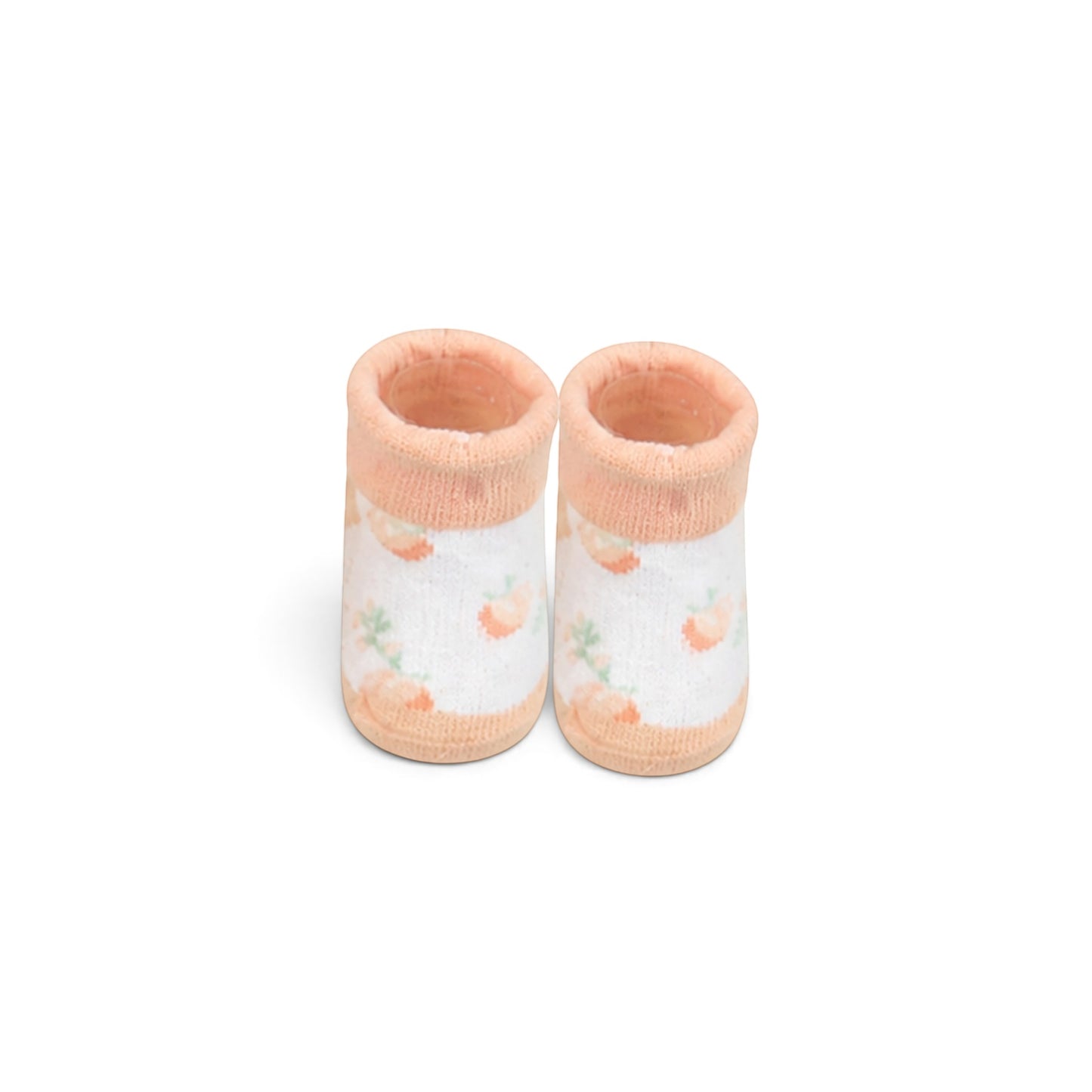 PEACH & SAGE BABY BIBS PK-3 & 2 BOOTIES