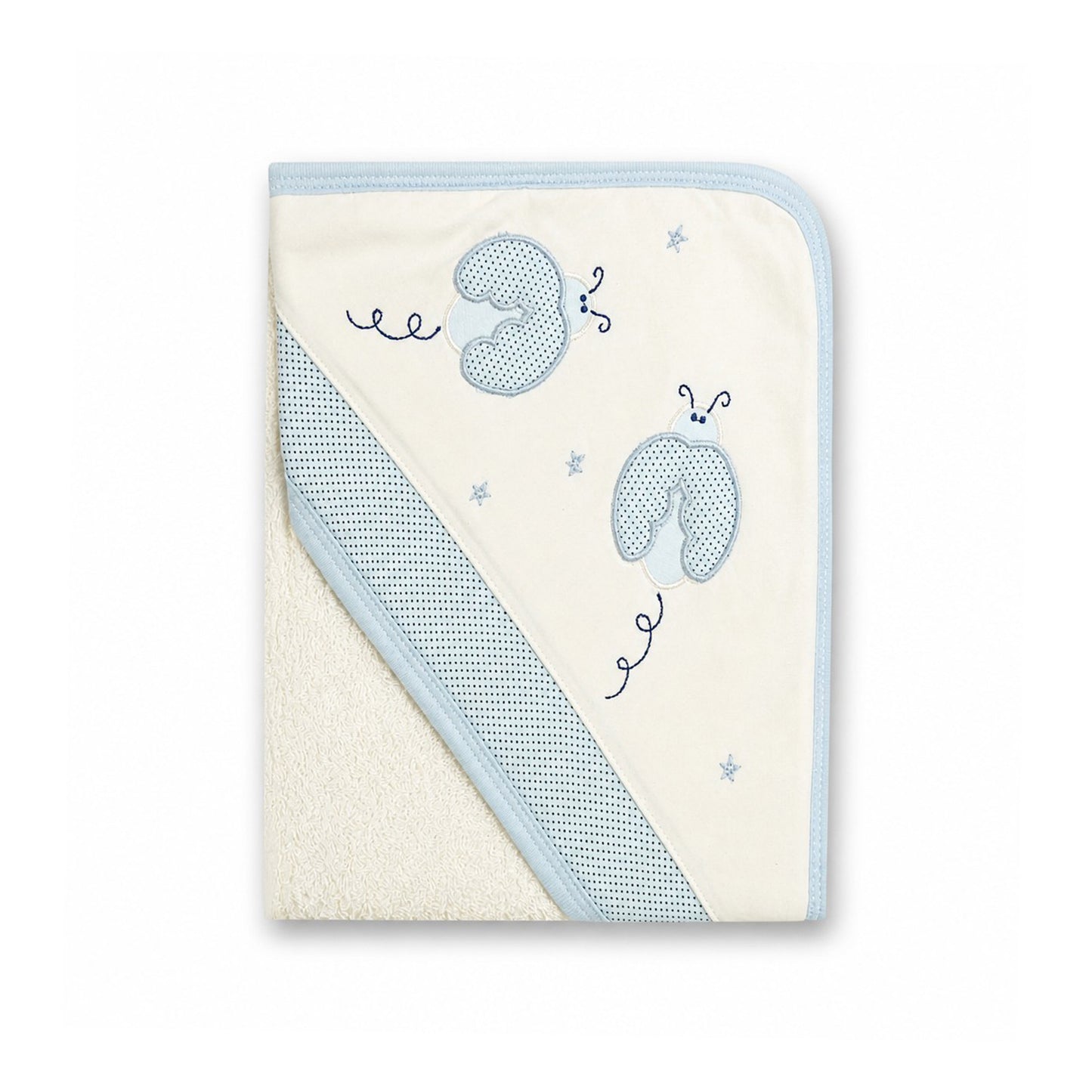 LADYBUG HOODED BATH TOWEL
