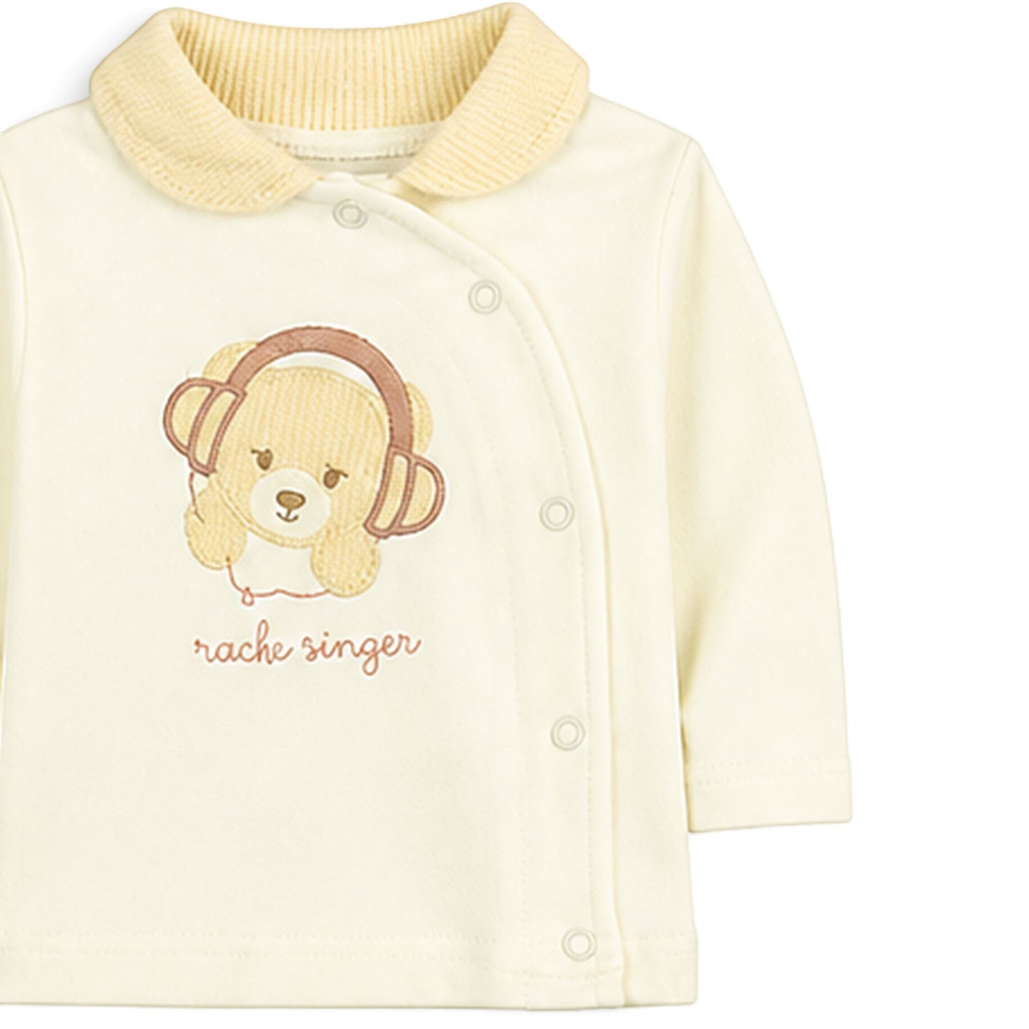 BEIGE "ROCK SINGER" BEAR BABY GIRL GIFT SET