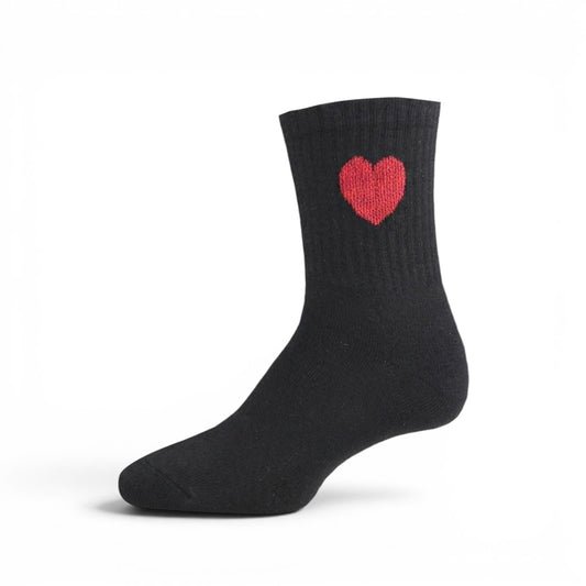 BLACK HEART GIRL SOCKS
