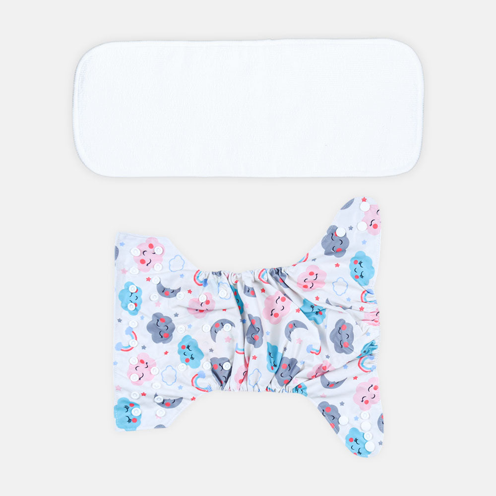 WASHABLE DIAPER MULTI CLOUD