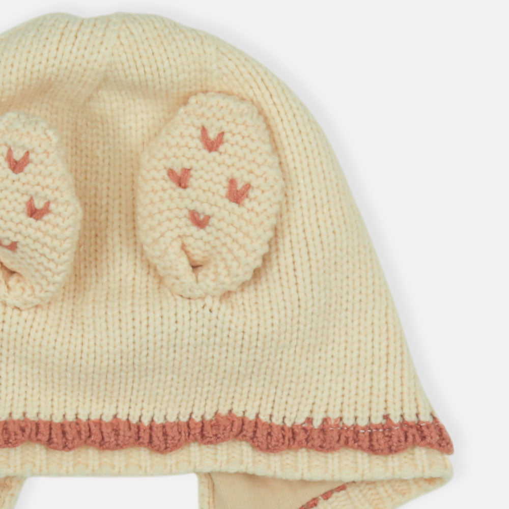 WINTER CAP SIZE: 44-46 CM IVORY PETAL PUPPY
