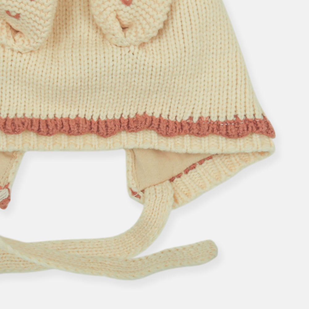 WINTER CAP SIZE: 44-46 CM IVORY PETAL PUPPY