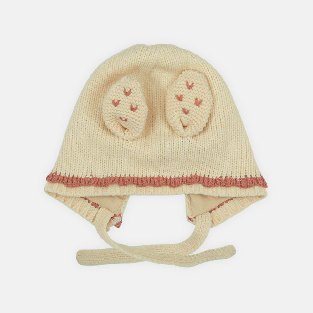 WINTER CAP SIZE: 44-46 CM IVORY PETAL PUPPY