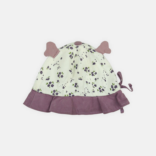 WINTER CAP SIZE: 46-48 CM PURPLE PETAL WINGED