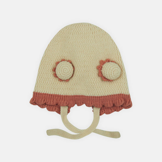 WINTER CAP SIZE: 42-44 CM WHIRLY-POM RUFFLE