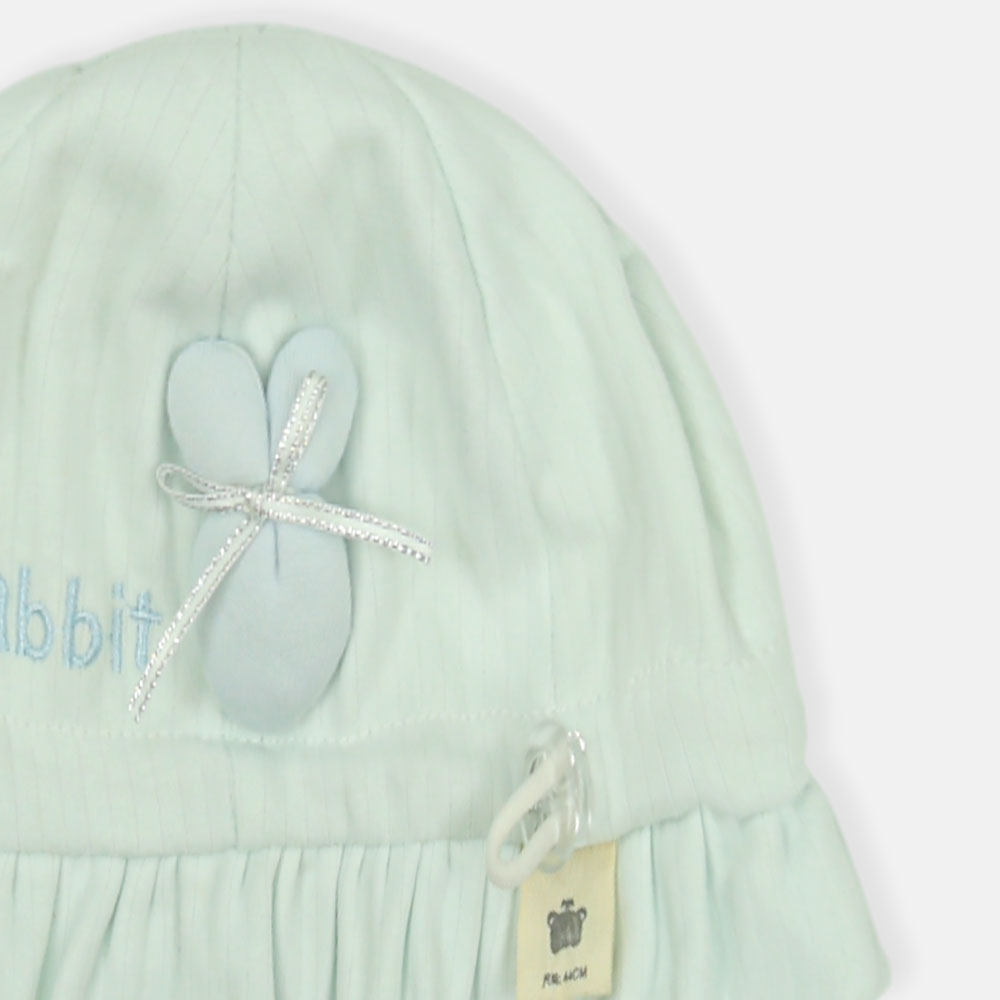 WINTER CAP SIZE: 44-46 CM ICY BLUE RUFFLE