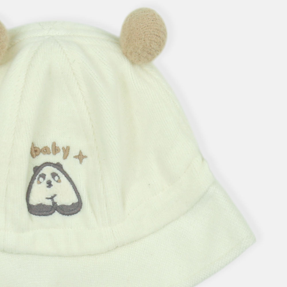 WINTER CAP SIZE: 44-46 CM PANDA POM-POM BUCKET