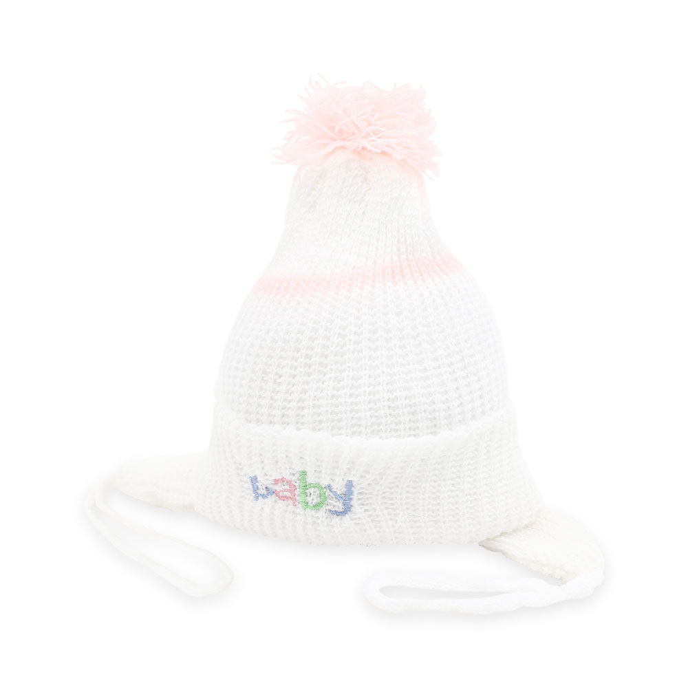 BABY WOOLEN CAP PINK BABY