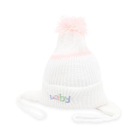 BABY WOOLEN CAP PINK BABY