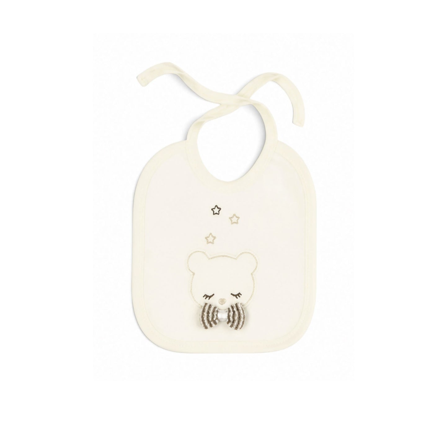 BROWN STRIPED BEAR BABY BOY GIFT SET