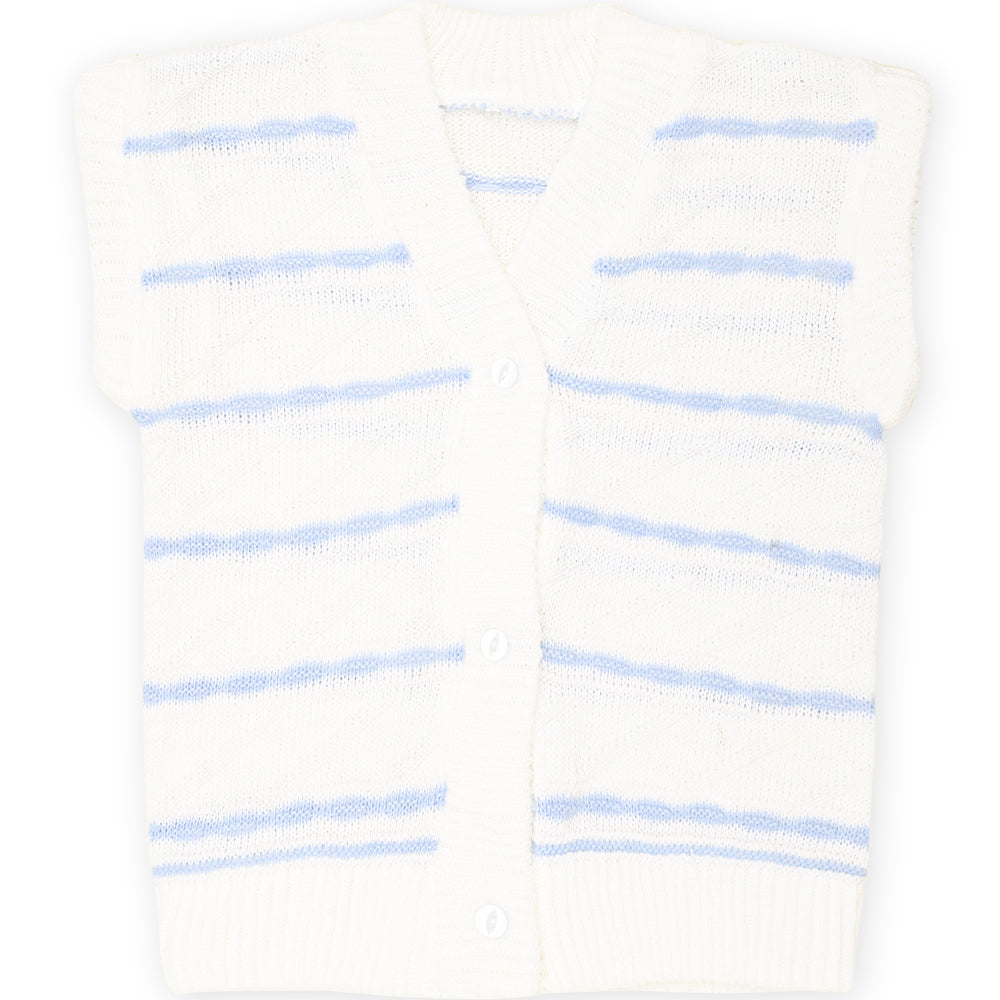 WOOLEN SUIT BLUE KNITTED