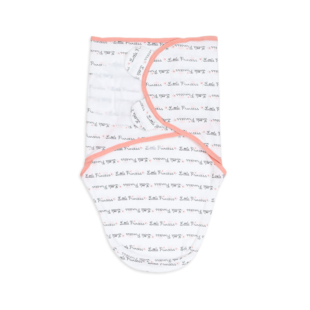 SWADDLE SHEET PEACH LITTLE PRINCESS