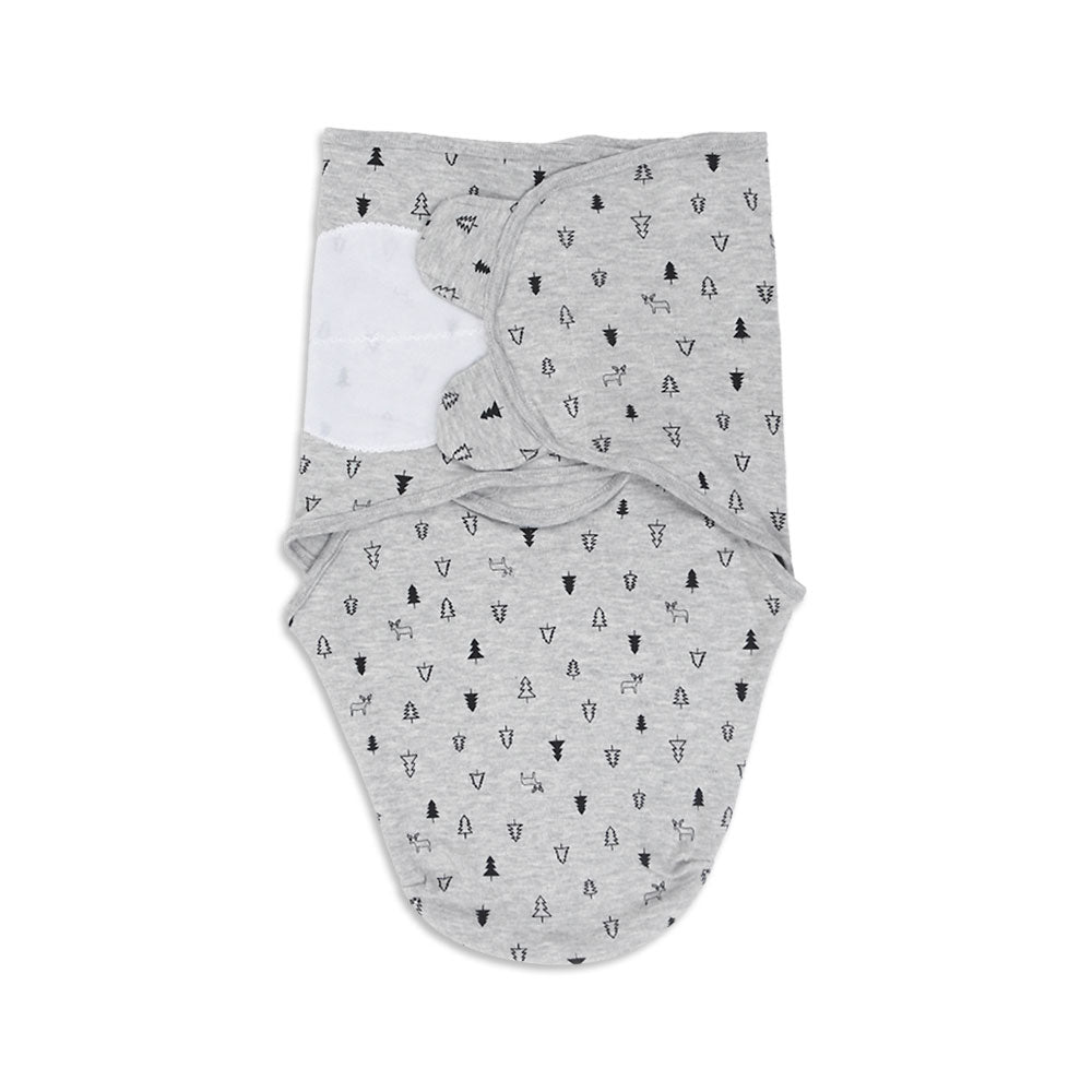 SWADDLE SHEET GREY CHRISTMAS