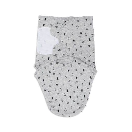 SWADDLE SHEET GREY CHRISTMAS