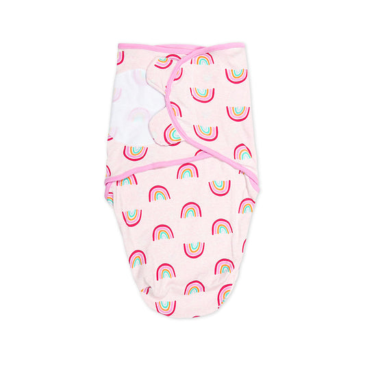 SWADDLE SHEET PINK RAINBOW