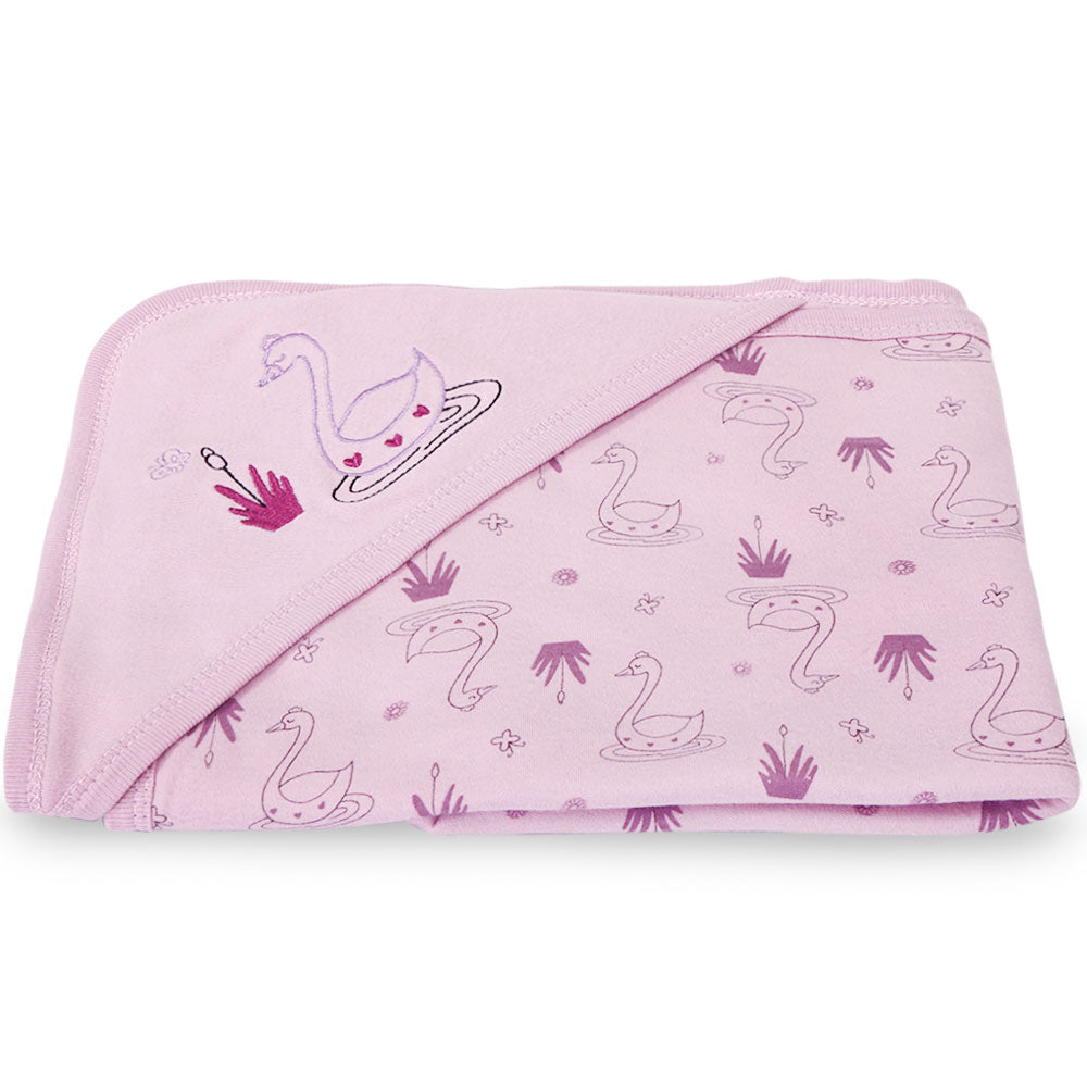 WRAPING SHEET CANDY PINK DUCKLING HOODED